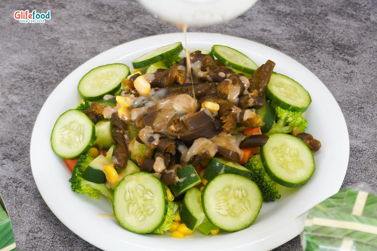 SALAD RAU CỦ VỚI TẢO BIỂN CHILE