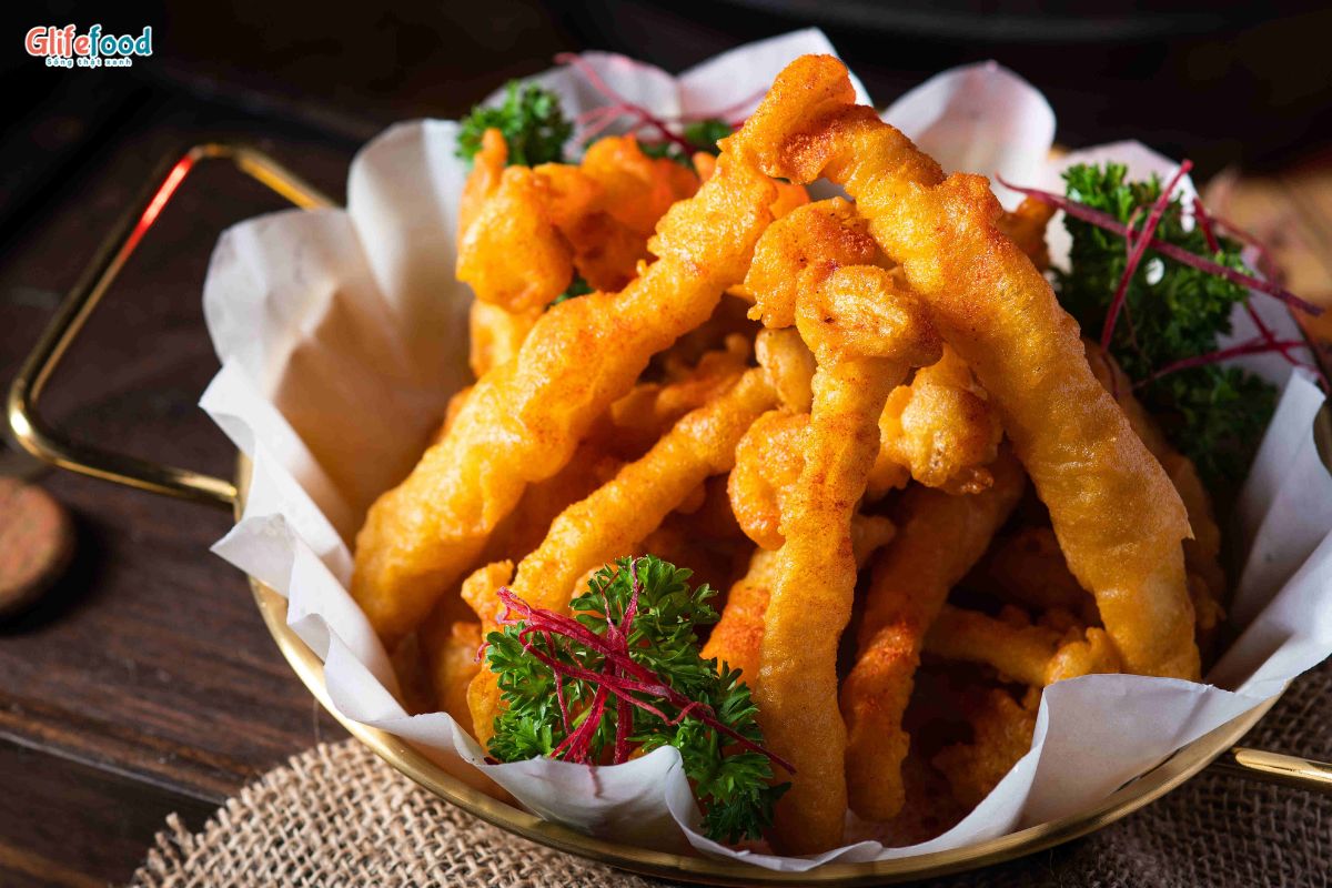 CHẢ NẤM TẢO CHIÊN GIÒN