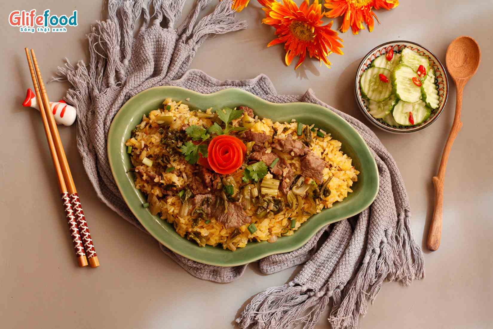 CƠM RANG DƯA TẢO