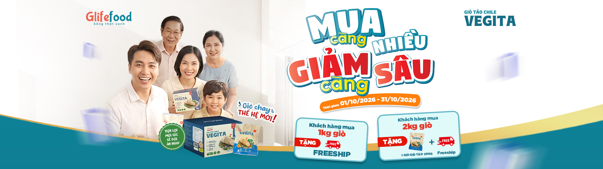Ưu đãi giò tháng 10