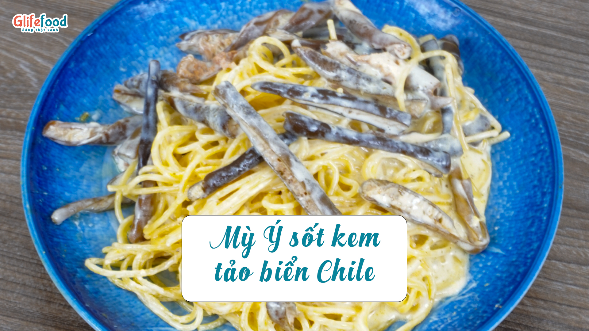MỲ Ý SỐT KEM TẢO ỐNG
