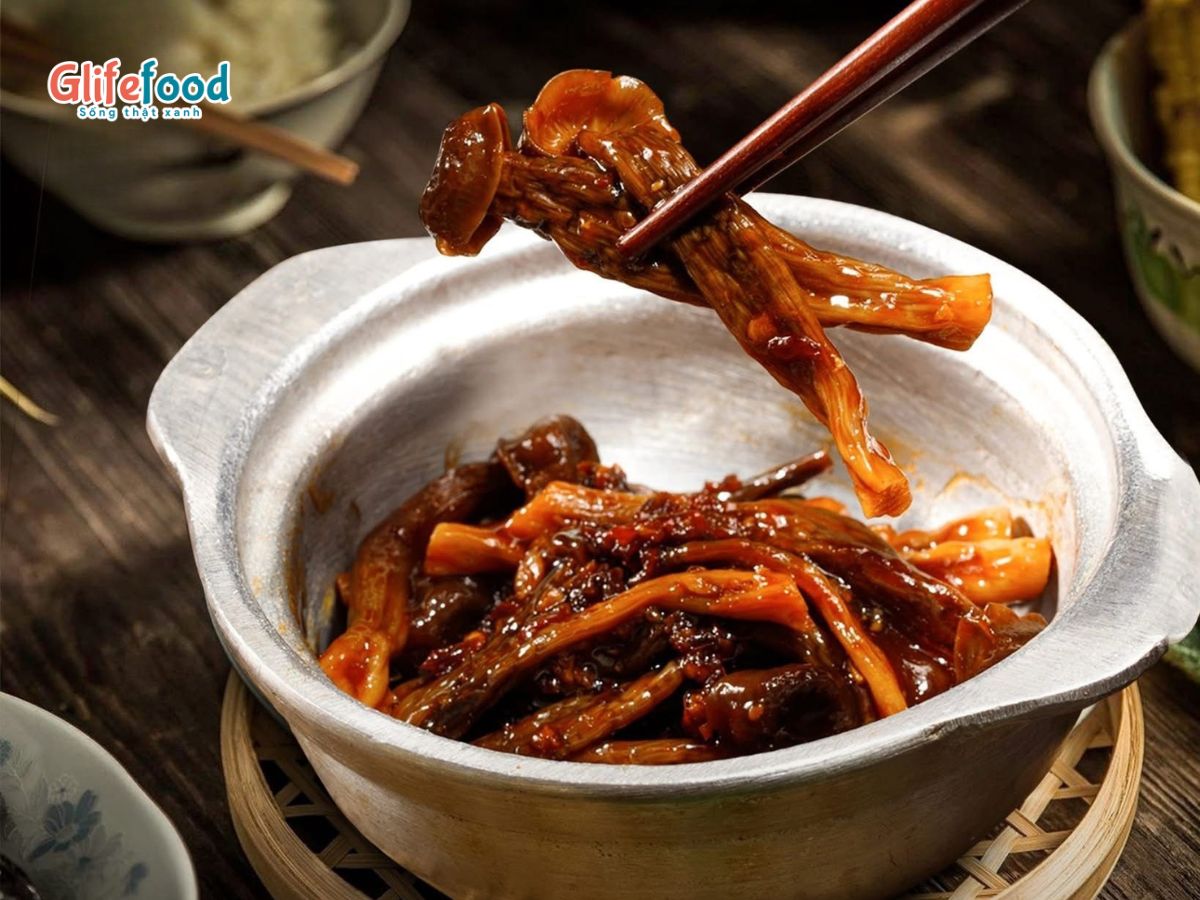 NẤM LỘC NHUNG KHO TIÊU