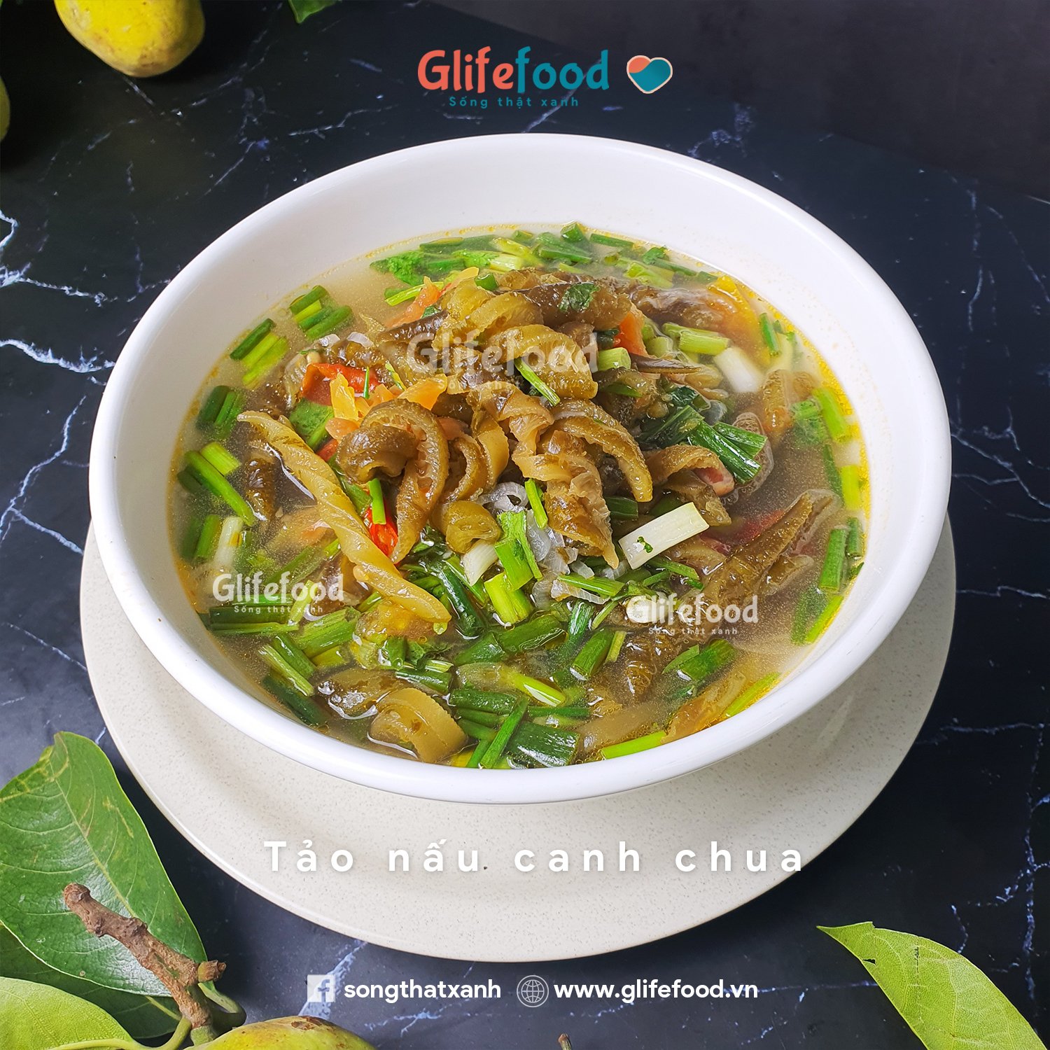 TẢO XOẮN CHILE NẤU CANH DƯA CHUA