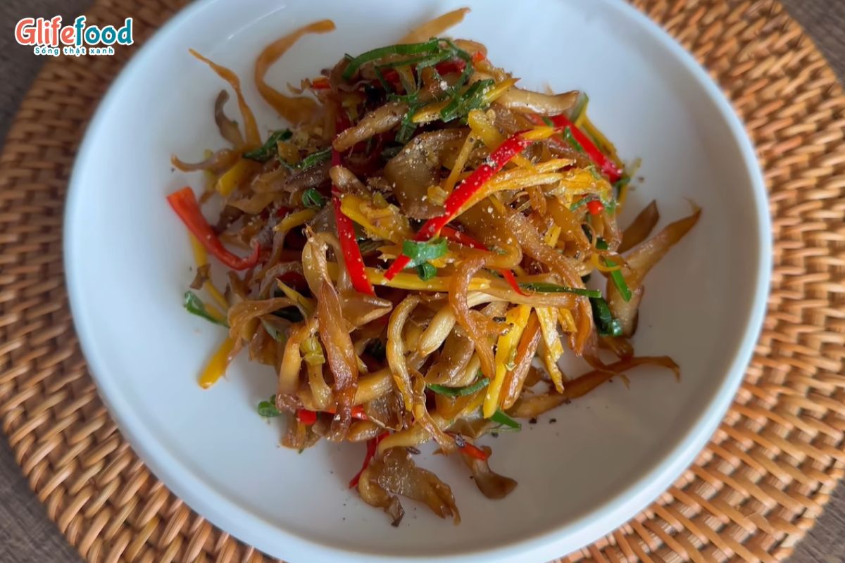 TẢO XOẮN CHILE RIM MẮM GỪNG